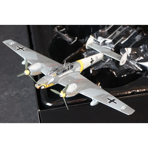 245 - Five Boxed Corgi Aviation Archive ltd edn 1/72 diecast models to include AA38506  Messerschmitt Bf11... 