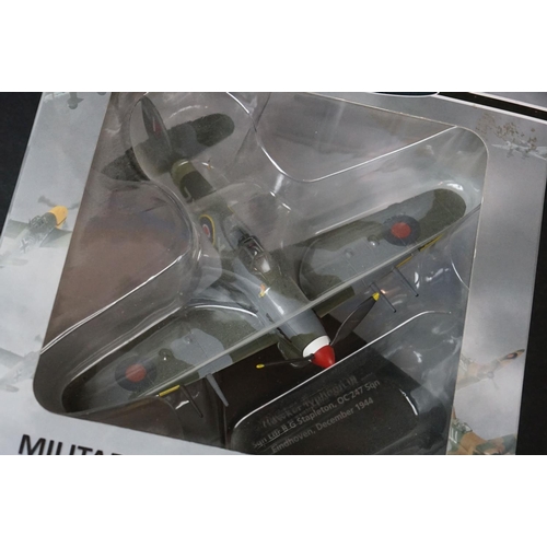 249 - Seven Boxed Oxford Diecast ModelZone 1/72 diecast models to include Hawker Typhoon IB - Douglas Daun... 