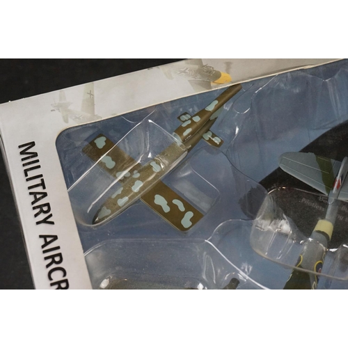 249 - Seven Boxed Oxford Diecast ModelZone 1/72 diecast models to include Hawker Typhoon IB - Douglas Daun... 