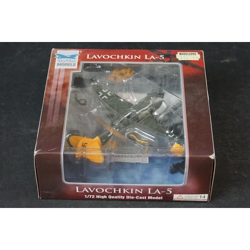 256 - 15 boxed diecast model aircraft to include 4 x Falcon Models, 5 x Dragon Wings, 3x Skymax Models, 1 ... 