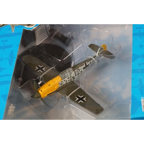 257 - Eight Corgi Boxed diecast model aircraft to include 4 x Nose Art Collection, 2 x P-38 Lightning (Mis... 