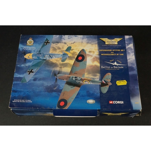 260 - Twelve Boxed Corgi Aviation Archive ltd edn 1/72 diecast models to include 49303 P51D Mustang - AA33... 