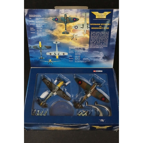 260 - Twelve Boxed Corgi Aviation Archive ltd edn 1/72 diecast models to include 49303 P51D Mustang - AA33... 