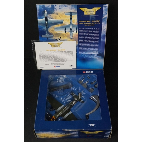 260 - Twelve Boxed Corgi Aviation Archive ltd edn 1/72 diecast models to include 49303 P51D Mustang - AA33... 