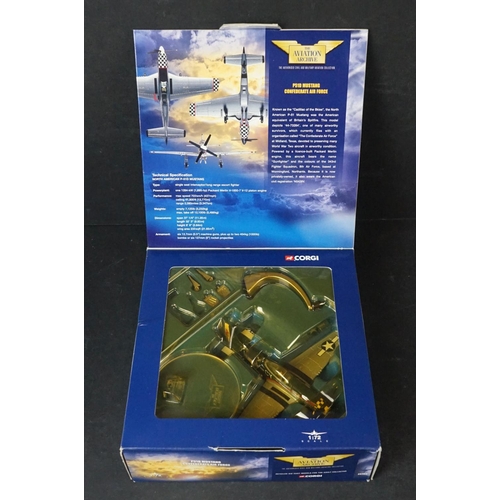 260 - Twelve Boxed Corgi Aviation Archive ltd edn 1/72 diecast models to include 49303 P51D Mustang - AA33... 