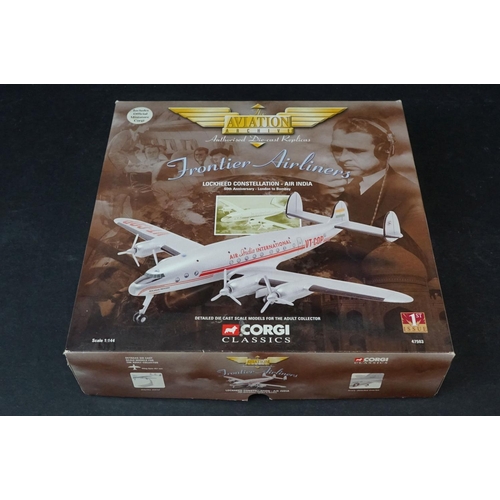 264 - Seven Corgi Aviation Archive 1:144 diecast models to include 1st 47105 Douglas DC3 - Eastern Airline... 