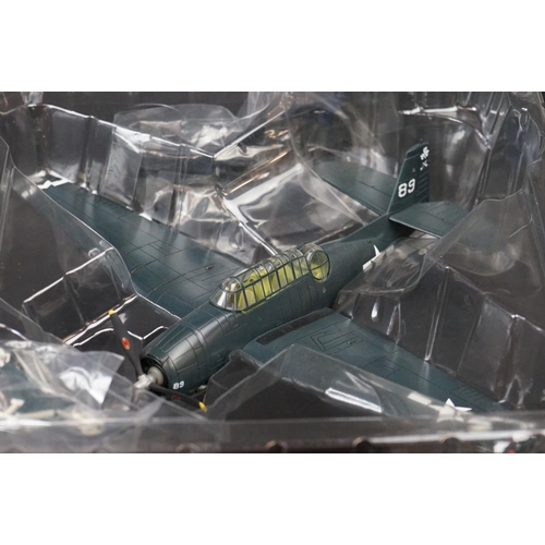 222 - Five Boxed Hobbymaster Air Power Series diecast models to include BF 110G-2/R3 - F-104C 435th TFS - ... 