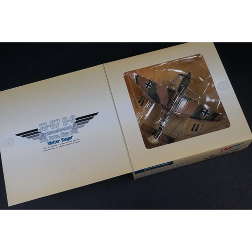 222 - Five Boxed Hobbymaster Air Power Series diecast models to include BF 110G-2/R3 - F-104C 435th TFS - ... 