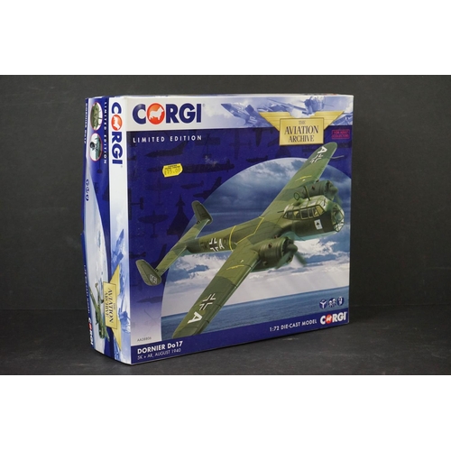 223 - Three Boxed Corgi Aviation Archive ltd edn 1/72 diecast models to include AA33713 Heinkel He111 H-5 ... 