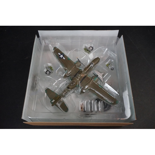 226 - Nine Boxed HobbyMaster Air Power Series 1/72 diecast models to include BF 110G-2 - Douglas A-1 Skyra... 