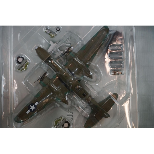 226 - Nine Boxed HobbyMaster Air Power Series 1/72 diecast models to include BF 110G-2 - Douglas A-1 Skyra... 