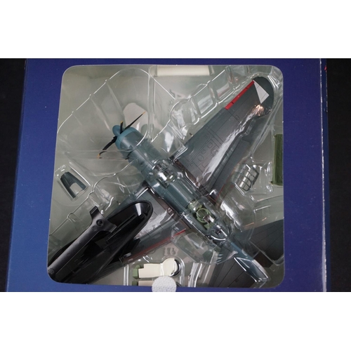 226 - Nine Boxed HobbyMaster Air Power Series 1/72 diecast models to include BF 110G-2 - Douglas A-1 Skyra... 