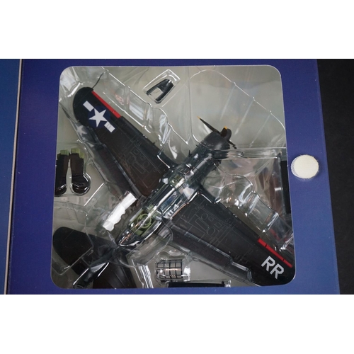 226 - Nine Boxed HobbyMaster Air Power Series 1/72 diecast models to include BF 110G-2 - Douglas A-1 Skyra... 