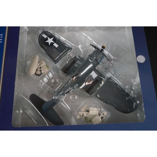 226 - Nine Boxed HobbyMaster Air Power Series 1/72 diecast models to include BF 110G-2 - Douglas A-1 Skyra... 