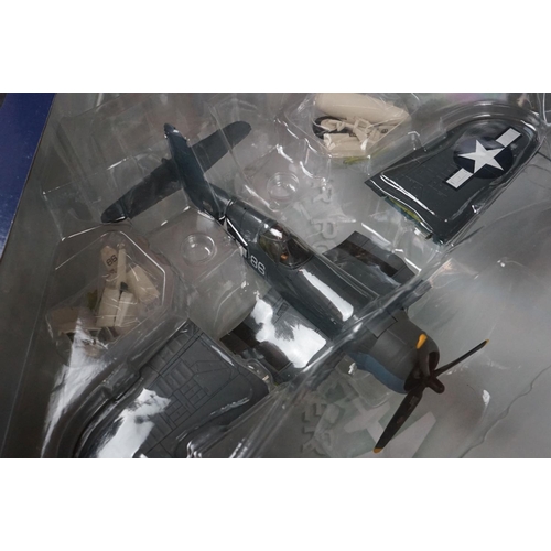 226 - Nine Boxed HobbyMaster Air Power Series 1/72 diecast models to include BF 110G-2 - Douglas A-1 Skyra... 