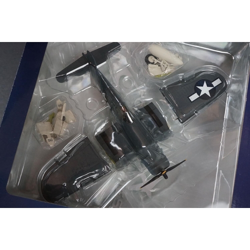 226 - Nine Boxed HobbyMaster Air Power Series 1/72 diecast models to include BF 110G-2 - Douglas A-1 Skyra... 