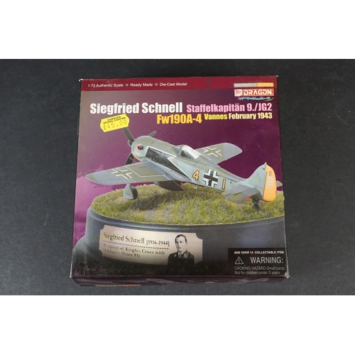 232 - 14 Boxed Dragon Wings Warbirds Series to include Fw 190D-9 - Me 109G-2 - Fw 190D-9 - Fw 190A-3 - Fw ... 