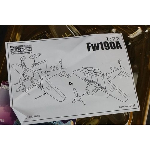 232 - 14 Boxed Dragon Wings Warbirds Series to include Fw 190D-9 - Me 109G-2 - Fw 190D-9 - Fw 190A-3 - Fw ... 