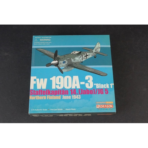 232 - 14 Boxed Dragon Wings Warbirds Series to include Fw 190D-9 - Me 109G-2 - Fw 190D-9 - Fw 190A-3 - Fw ... 