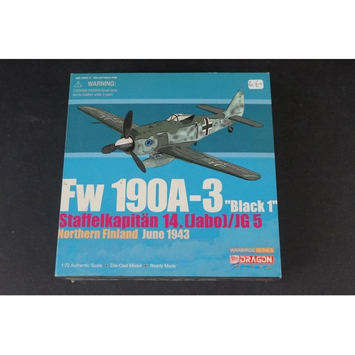 232 - 14 Boxed Dragon Wings Warbirds Series to include Fw 190D-9 - Me 109G-2 - Fw 190D-9 - Fw 190A-3 - Fw ... 