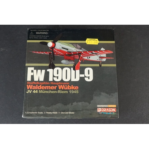 232 - 14 Boxed Dragon Wings Warbirds Series to include Fw 190D-9 - Me 109G-2 - Fw 190D-9 - Fw 190A-3 - Fw ... 