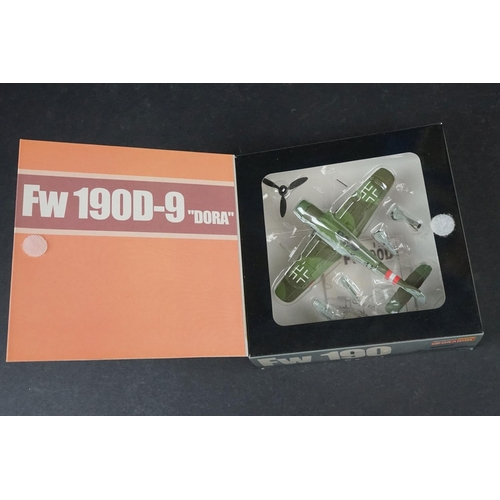 232 - 14 Boxed Dragon Wings Warbirds Series to include Fw 190D-9 - Me 109G-2 - Fw 190D-9 - Fw 190A-3 - Fw ... 