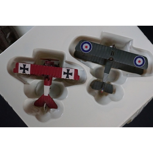 280 - 13 x Boxed Corgi diecast models to include 3 x Battle of Britain, 49001 Spitfire MkI, 49201 Messersc... 