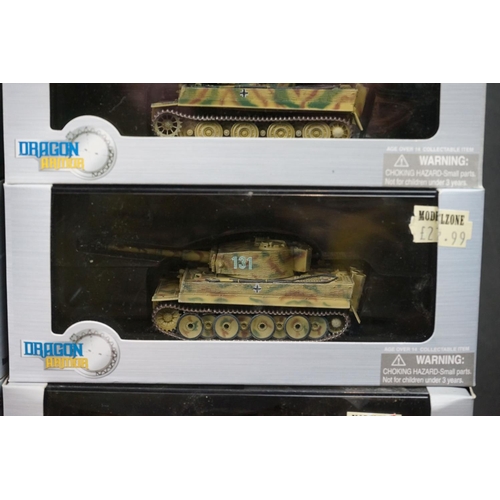 325 - 20 boxed Dragon Armor diecast military vehicles to include 60479 Sd.Kfz.181 Tiger I Early Production... 