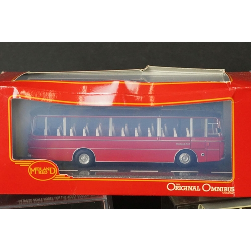 330 - Collection of 14 boxed & cased Corgi The Original Omnibus Company diecast models to include 97855 Br... 