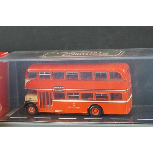 330 - Collection of 14 boxed & cased Corgi The Original Omnibus Company diecast models to include 97855 Br... 