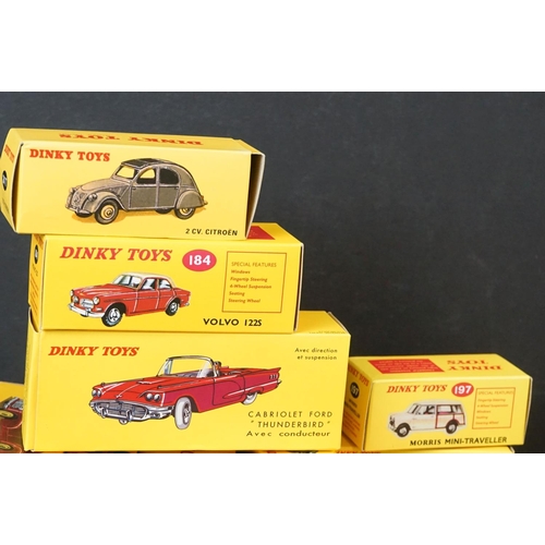 331 - Collection of 52 boxed DeAgostini Dinky diecast models to include 525 Familiale 403 Peugeot, 523 Lin... 