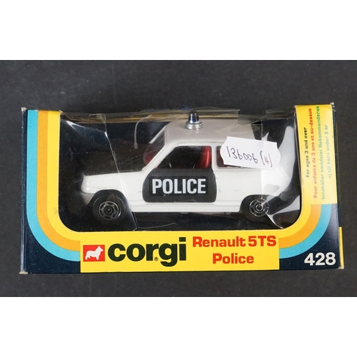 335 - Four boxed diecast Police vehicles, to include Dinky Ford Transit Police Accident Unit 269, Dinky Po... 