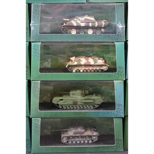 339 - Collection of 30 boxed Atlas Editions Ultimate Tank Collection to include M26 Pershing, Pz,Kpfw.38t,... 