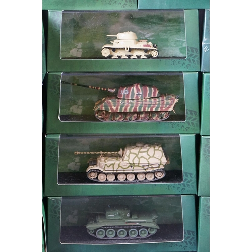 339 - Collection of 30 boxed Atlas Editions Ultimate Tank Collection to include M26 Pershing, Pz,Kpfw.38t,... 