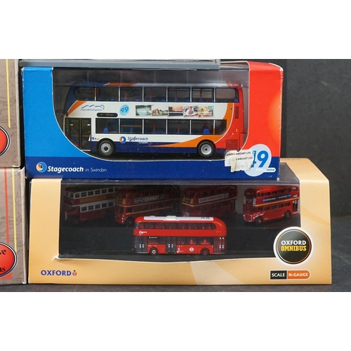 341 - Eleven boxed and cased diecast models to include Corgi 44107 Optare Solo Dyrham Park Shuttle Bus, Co... 