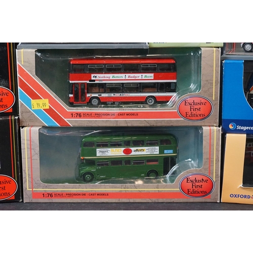 341 - Eleven boxed and cased diecast models to include Corgi 44107 Optare Solo Dyrham Park Shuttle Bus, Co... 