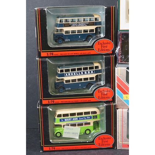 341 - Eleven boxed and cased diecast models to include Corgi 44107 Optare Solo Dyrham Park Shuttle Bus, Co... 