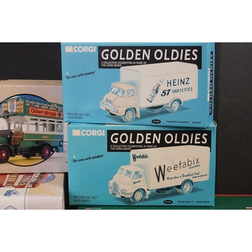 343 - Collection of 13 boxed Corgi diecast models to include Public Transport, Commercials, Road Transport... 