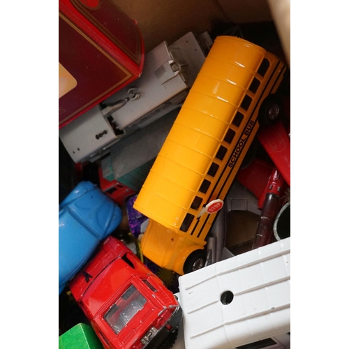 345 - Group of boxed & unboxed diecast models and model railway from the 1970s onwards to include boxed Co... 