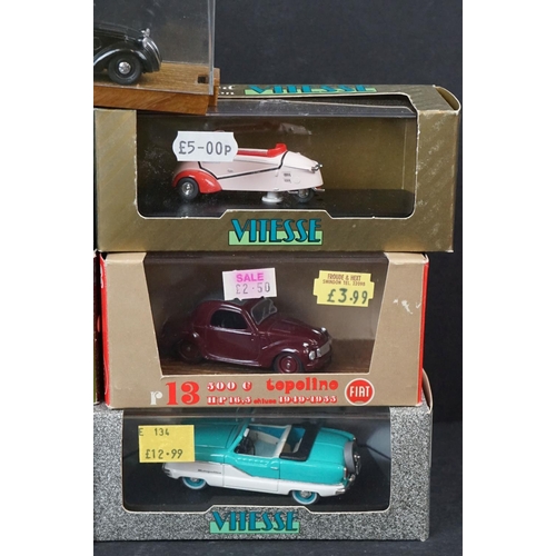 347 - 12 boxed and cased diecast models to include 8 x Brumm & 4 x Vitesse, diecast vg, boxes gd