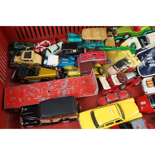 348 - Around 50 play worn diecast models from the mid 20th C to contemporary examples featuring Corgi, DG,... 