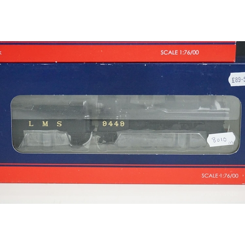 50 - Two boxed Bachmann OO gauge locomotives to include 31476 Class G2 9449 LMS Black without tender back... 