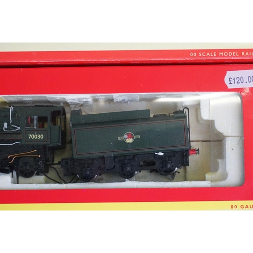 52 - Boxed Hornby OO gauge DCC Ready R2563 BR 4-6-2 Britannia Class Locomotive 70030 William Wordsworth