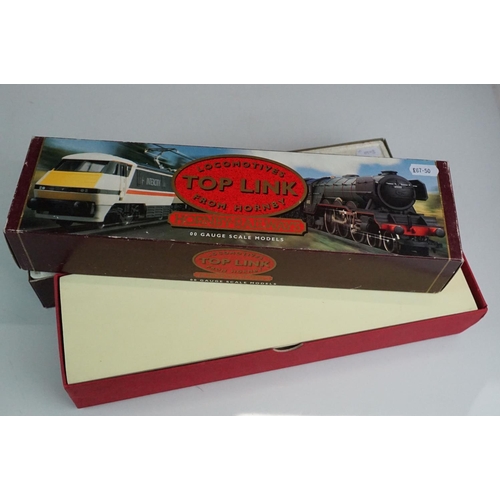 54 - Two boxed Hornby OO gauge locomotives to include Top Link R297 LMS 2-8-0 Locomotive Class 8F & 2-9-0... 