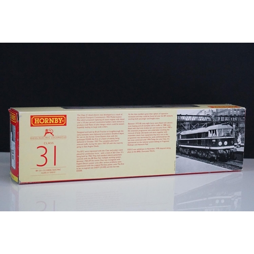 56 - Boxed Hornby OO gauge DCC Ready R2420 BR Class 31 A-I-A Diesel Electric Locomotive