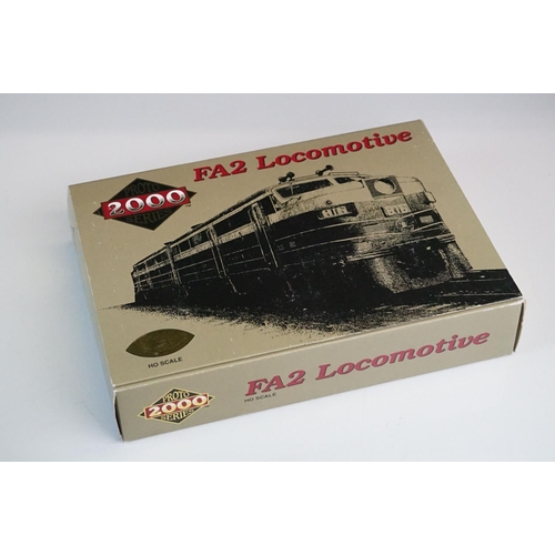 63 - Three boxed HO gauge Proto Series 2000 locomotives to include FA2 8348 Erie #737D, FA2 8347 Erie #73... 