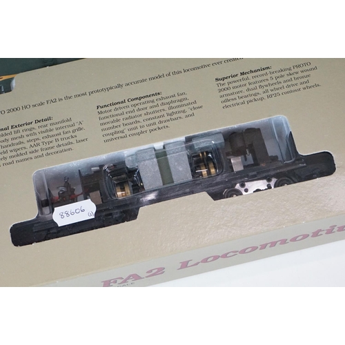 70 - Two boxed HO gauge Proto Series 2000 FA2 Spokane, Portland & Seattle locomotives to include 8386 #86... 