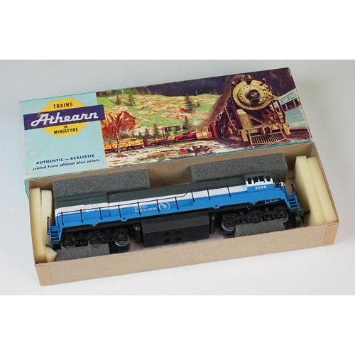 72 - Four boxed HO gauge Athearn locomotives to include Great Northern 2538 (incorrect box label), 4201 A... 