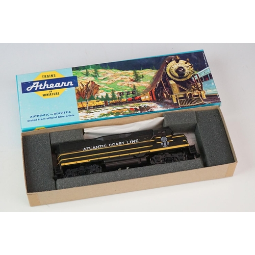 72 - Four boxed HO gauge Athearn locomotives to include Great Northern 2538 (incorrect box label), 4201 A... 