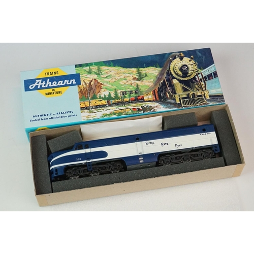 72 - Four boxed HO gauge Athearn locomotives to include Great Northern 2538 (incorrect box label), 4201 A... 